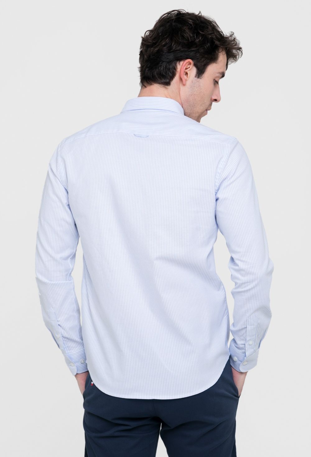 CAMISA H RAYAS OXFORD - Valecuatro