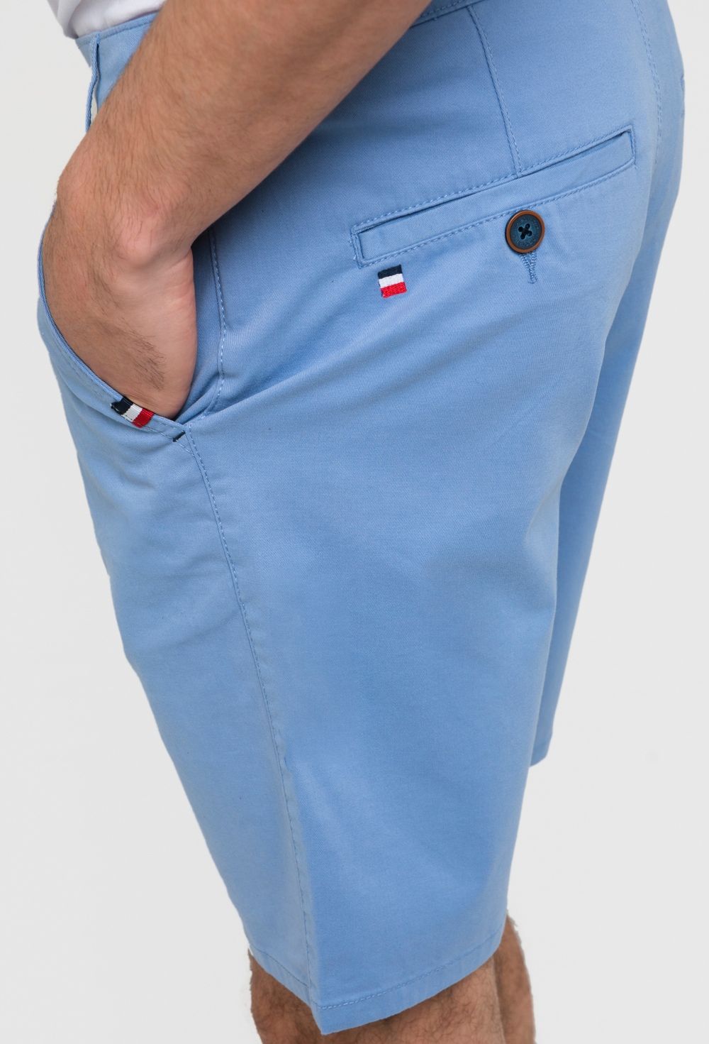 bermudas - Bermuda clásica Valecuatro de hombre color celeste