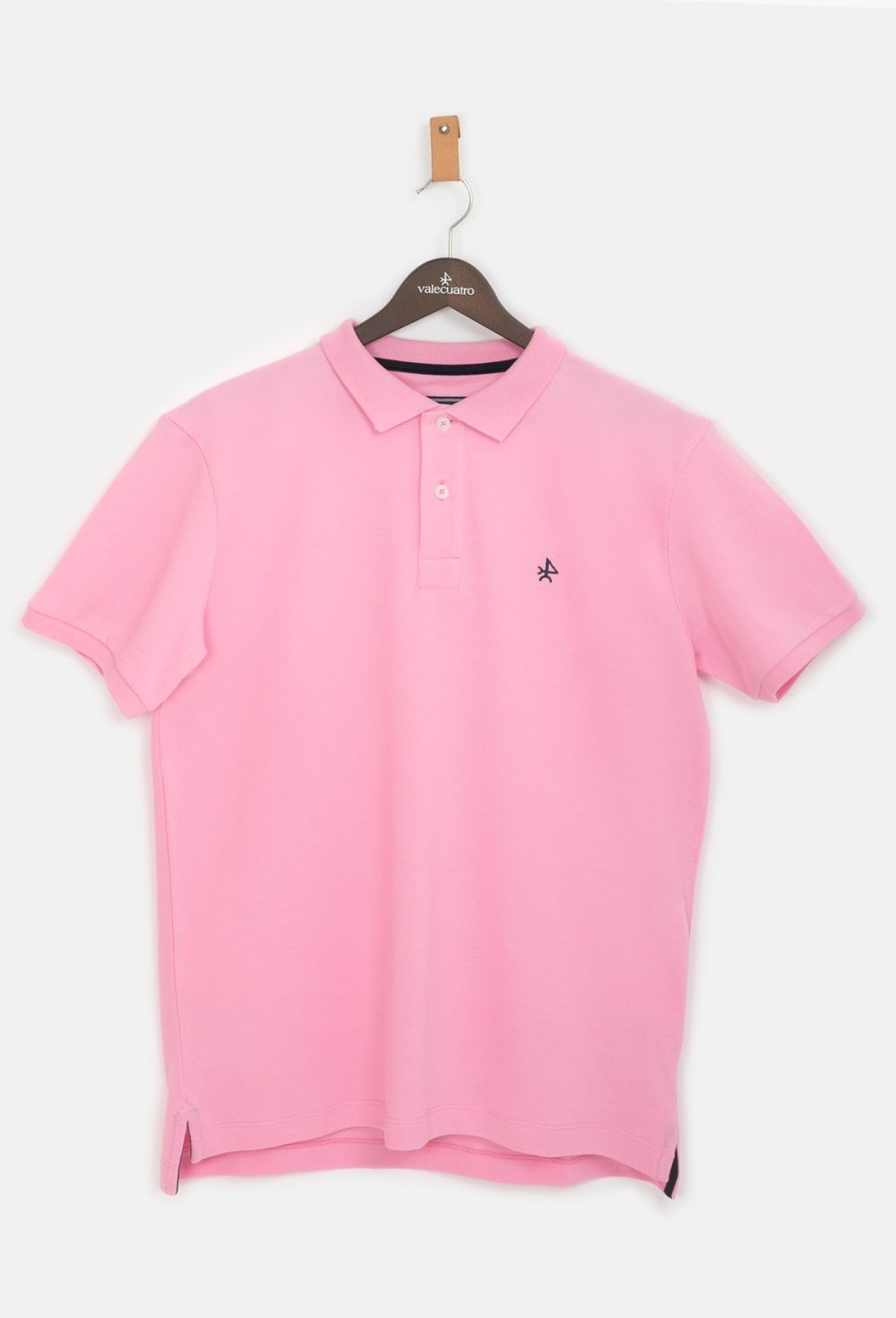 polos - Polo básico logo Valecuatro color rosa P23H-5398-RS