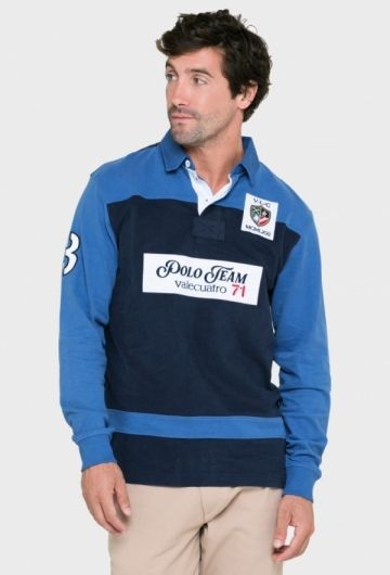 Rugby modelo Polo team índigo y azul marino