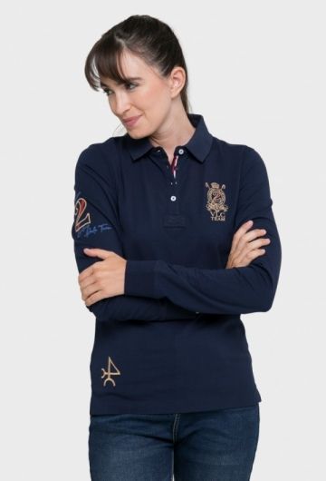 Polo modelo VLC Team azul marino