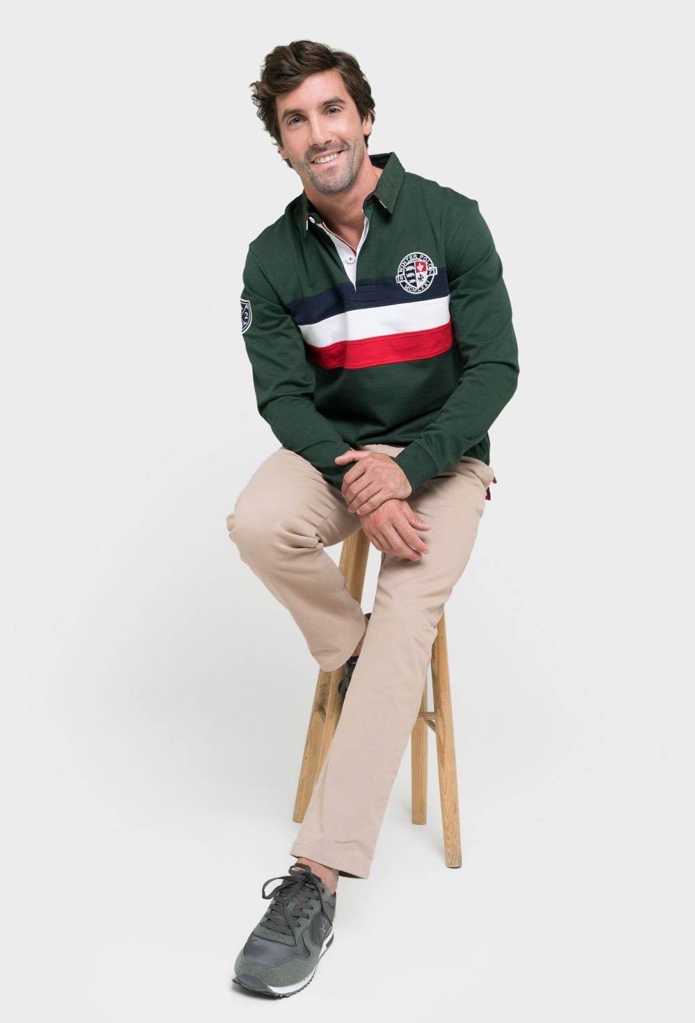 Rugby modelo bandera color verde - Valecuatro - polos-rugby