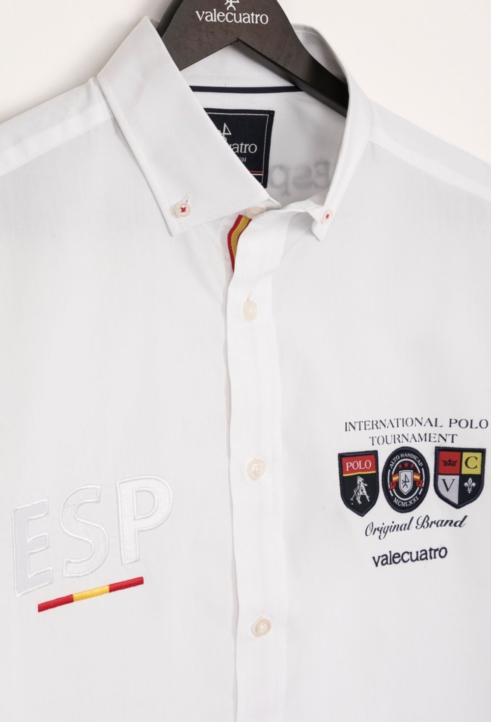 Camisa escudos España blanca - 52.43