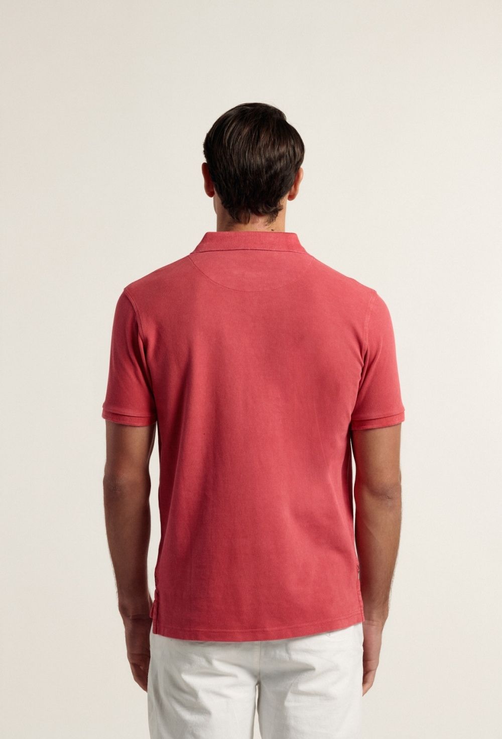 Valecuatro - Polo Garment Dye rojo