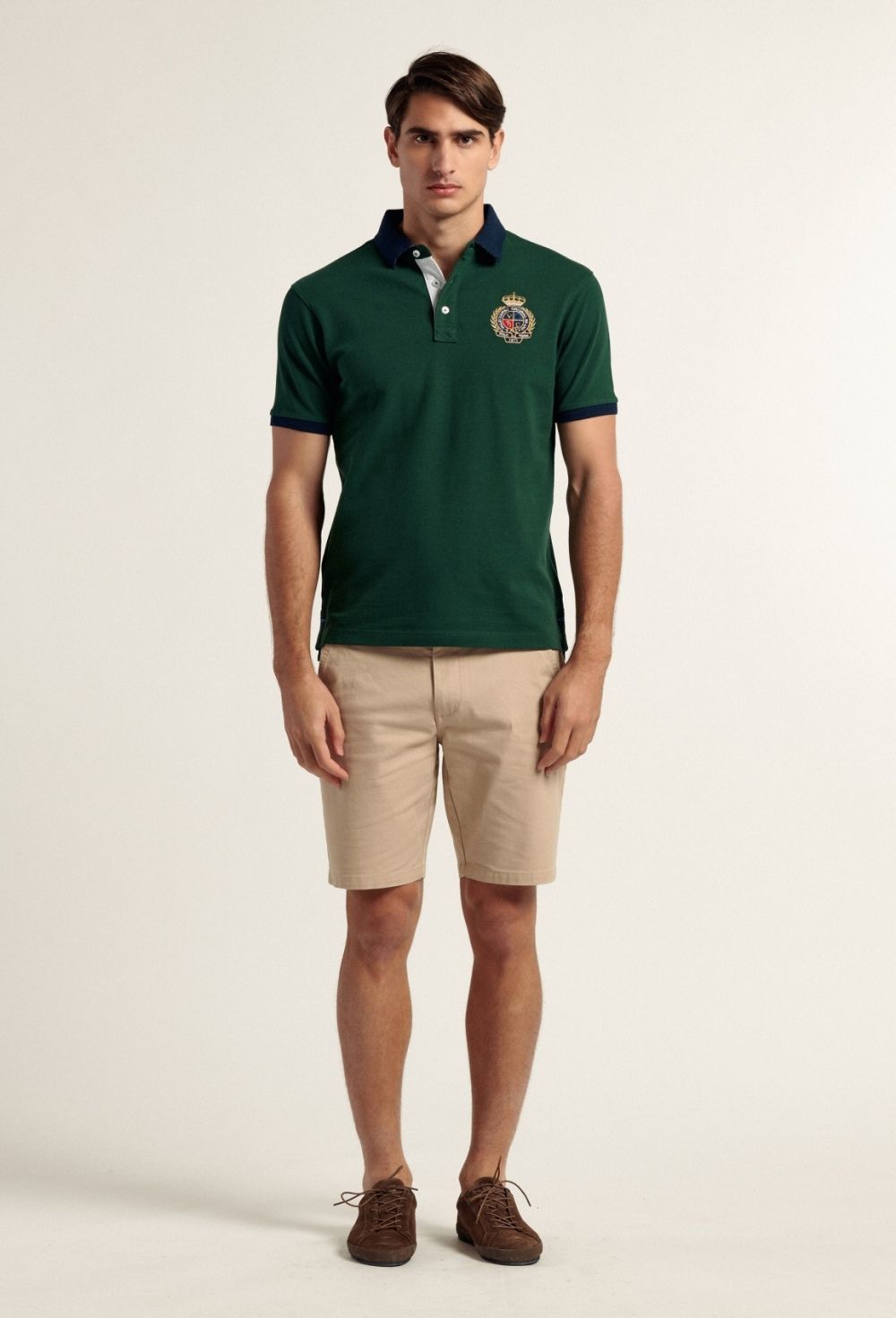 polos - Polo escudo verde