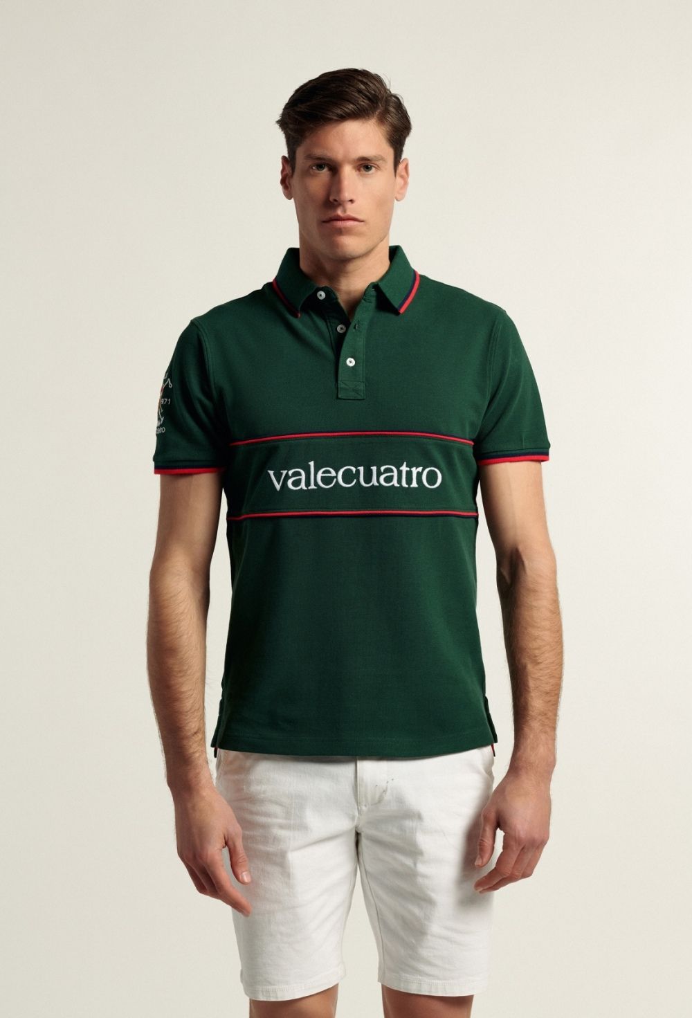 polos - Polo franja Valecuatro verde P24H-5711-VDI