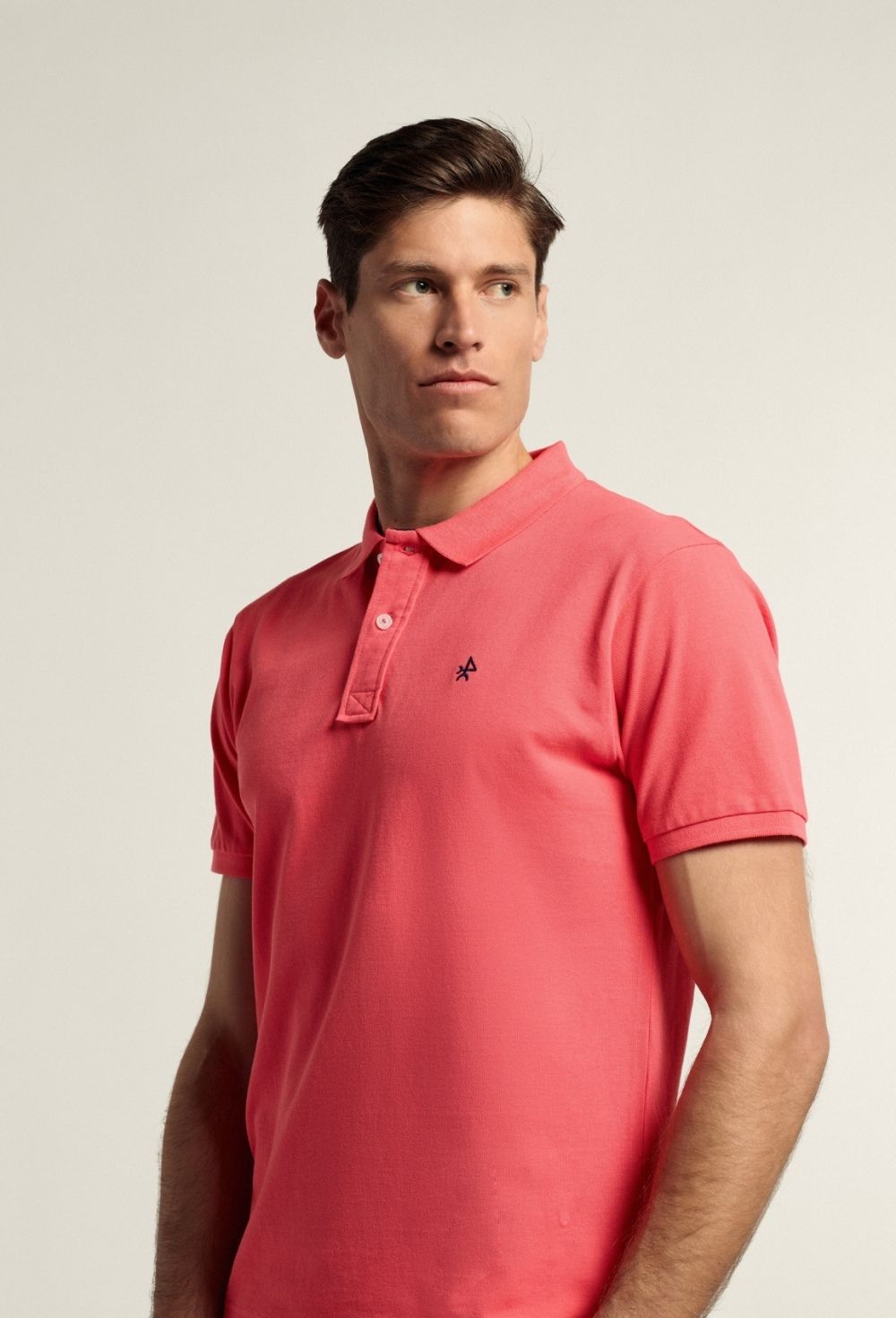 Polo clásico color coral - 29.94