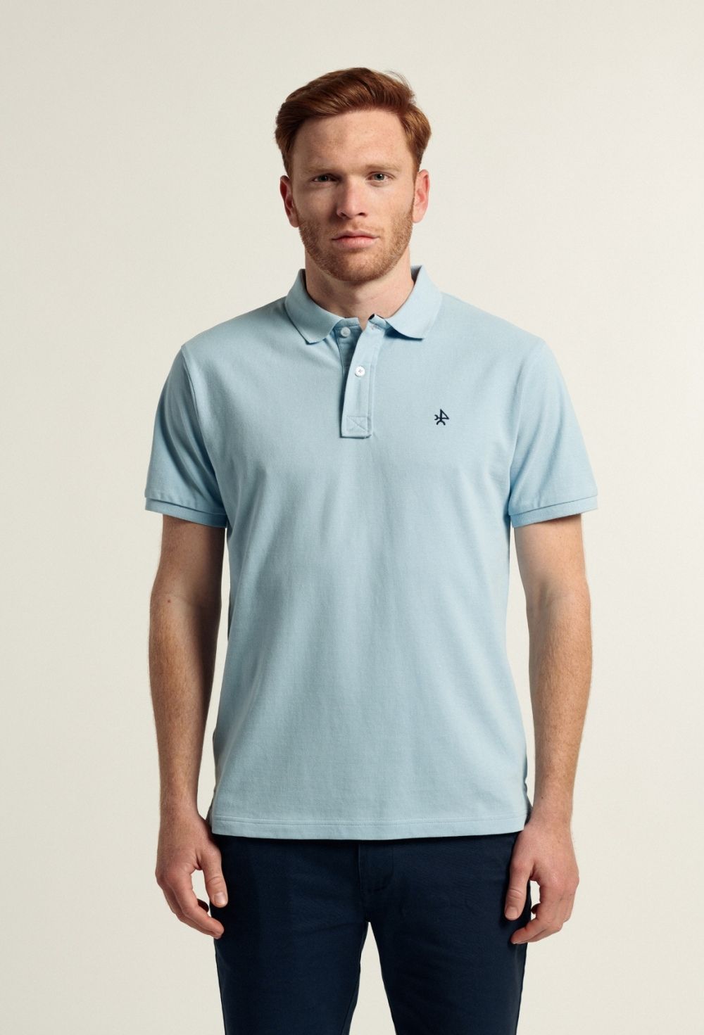 Polo clásico color celeste - 29.94