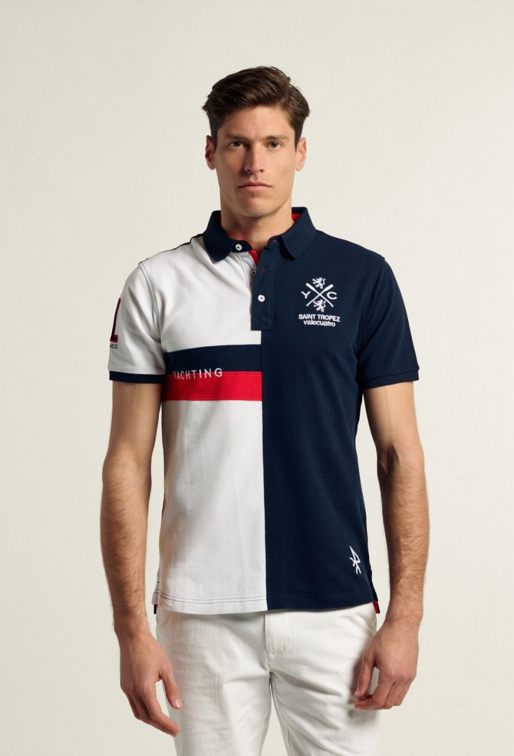 polos - Polo Saint Tropez azul marino P24H-5745-AZM