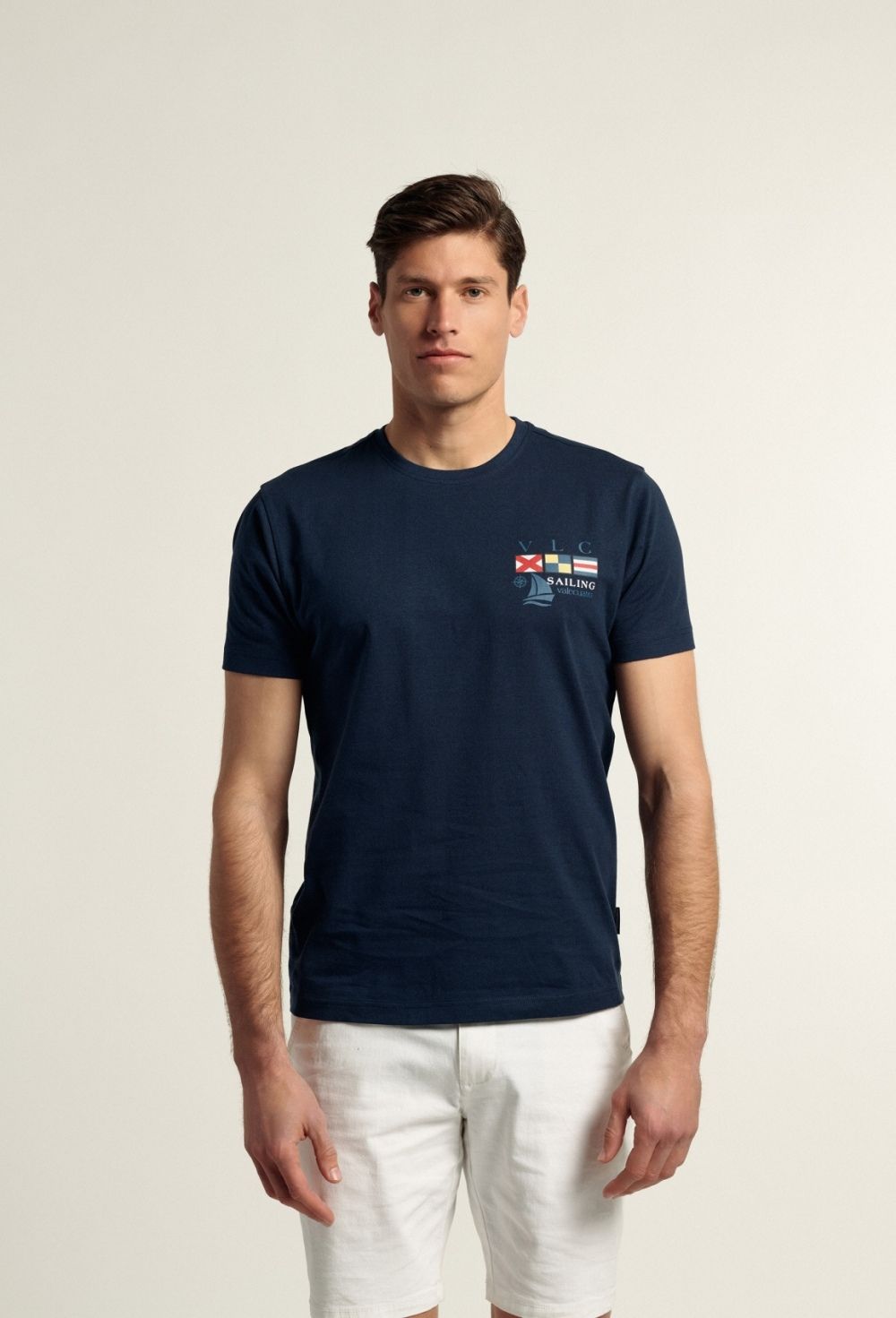 camisetas - Camiseta Nautic azul marino P24H-5768-AZM