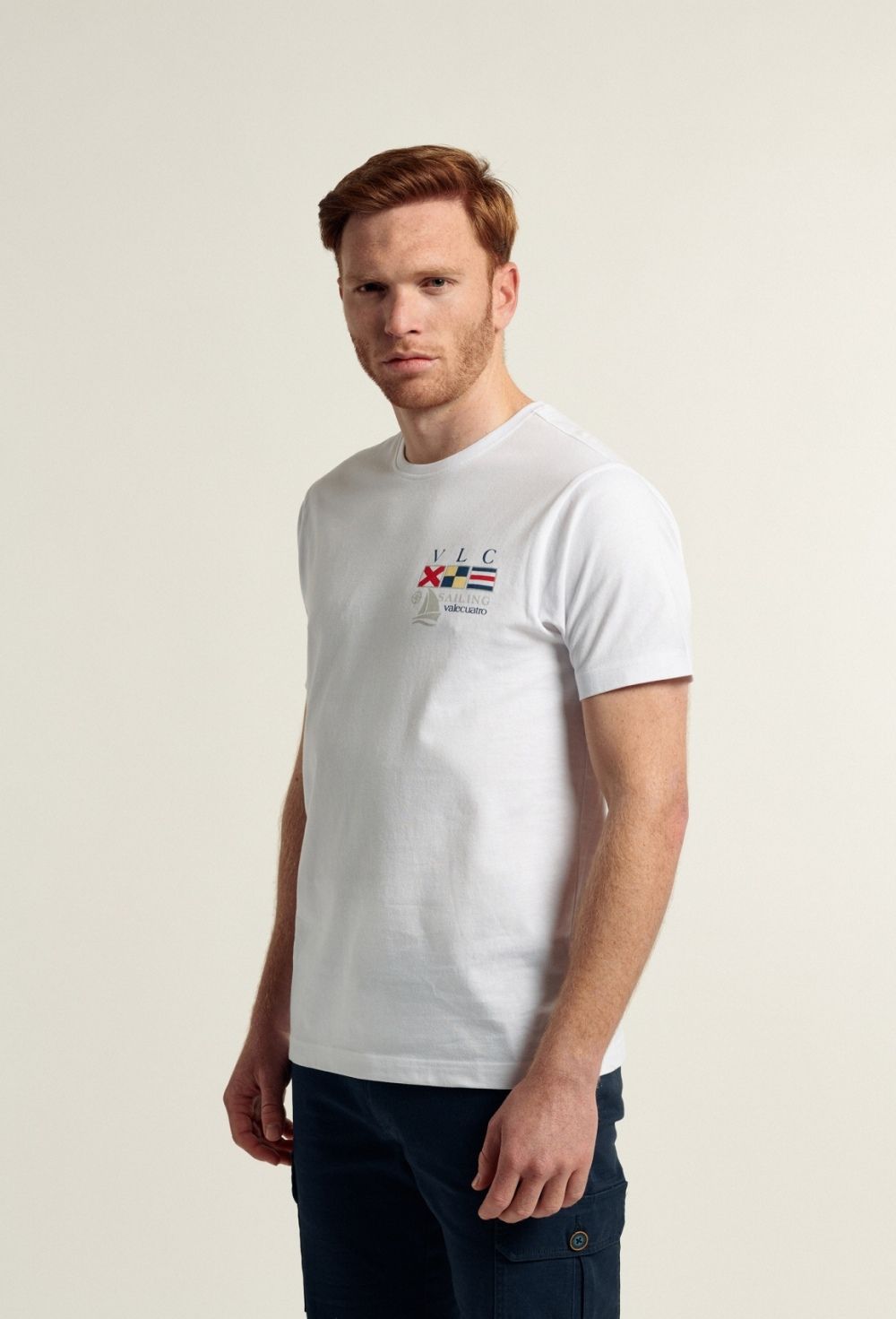 camisetas - Camiseta Nautic blanca P24H-5769-BL