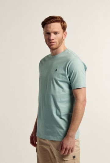 Camiseta básica logo verde claro