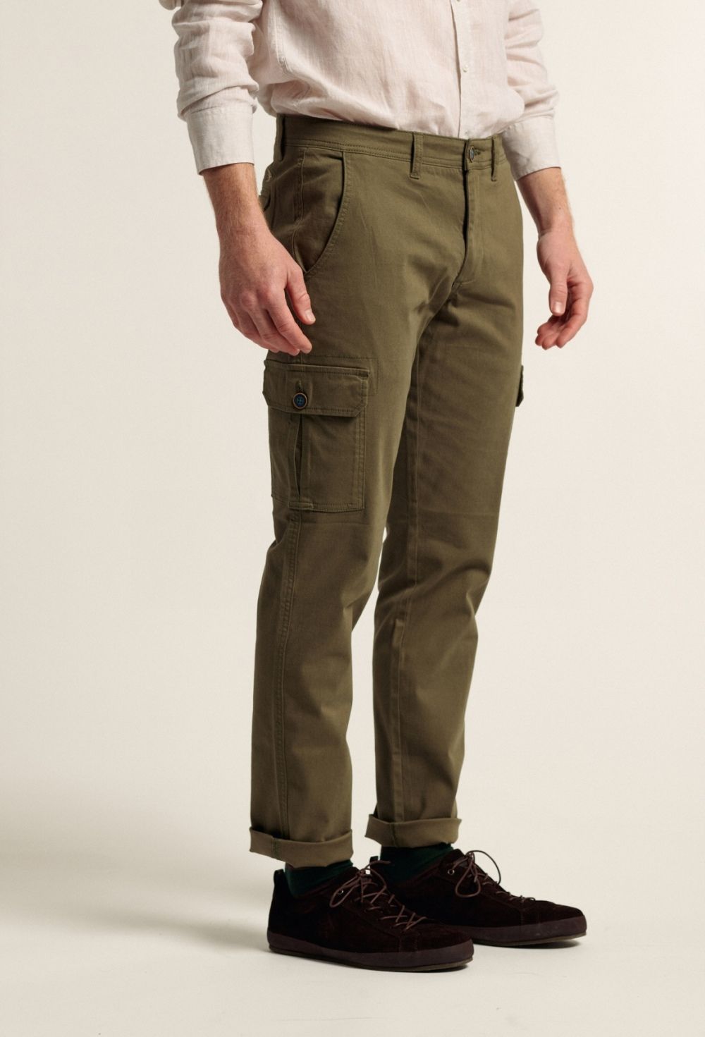 trousers - PANTALON H CARGO P24H-5794-KK