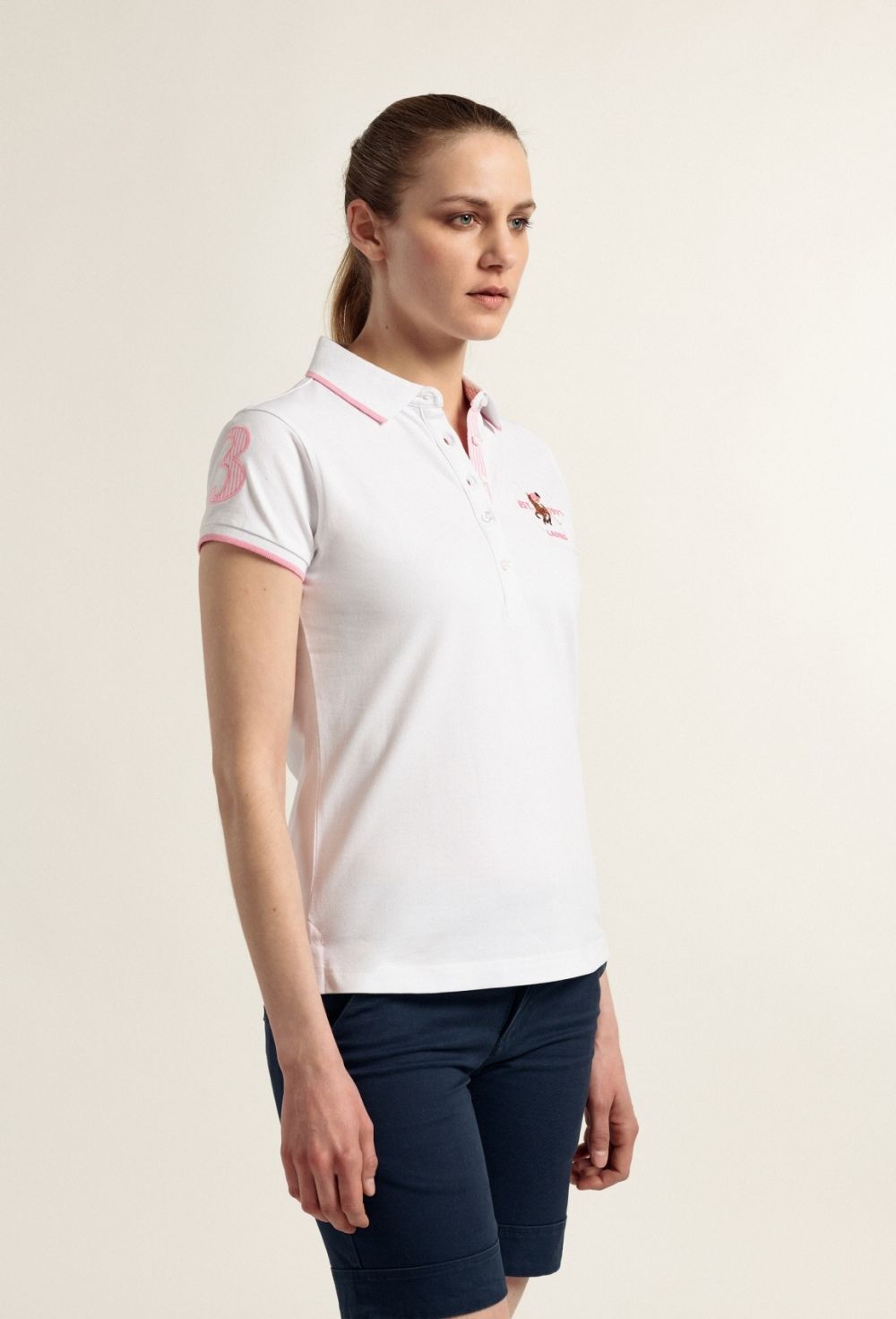 Polo modelo jugadora color blanco - Valecuatro