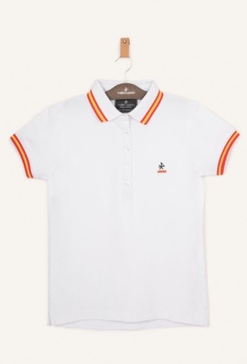 Polo clásico ESP mujer blanco