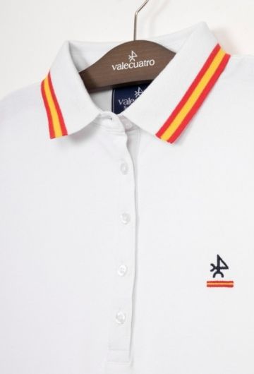 Polo clásico ESP mujer blanco
