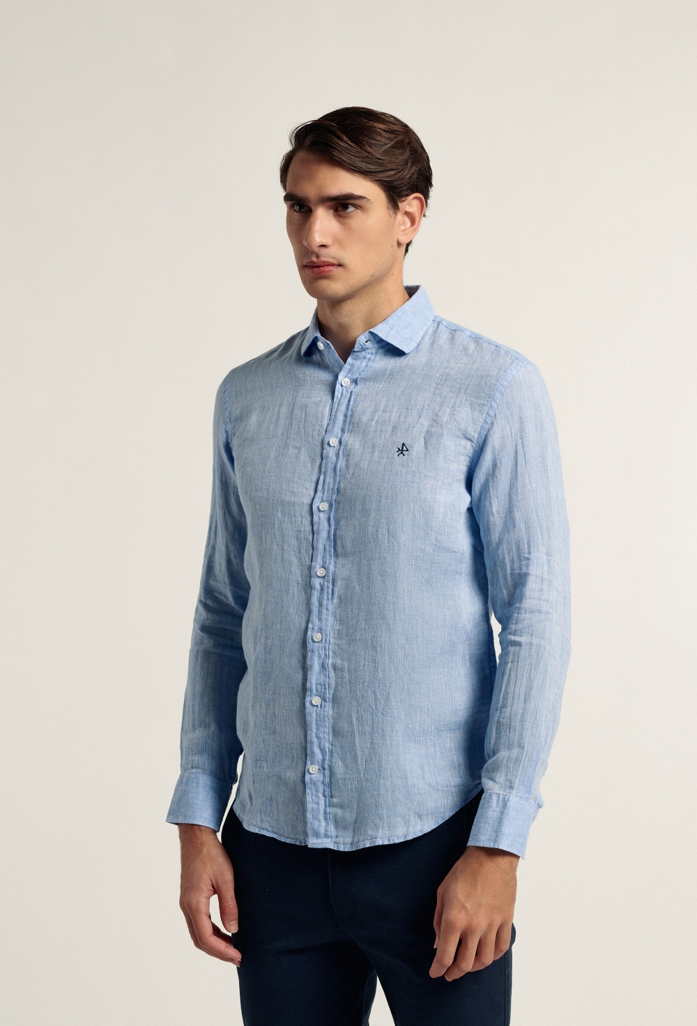 shirts - CAMISA H LINO P24H-5916-CEL