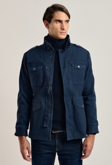 Chaqueta sahariana Valecuatro color azul marino