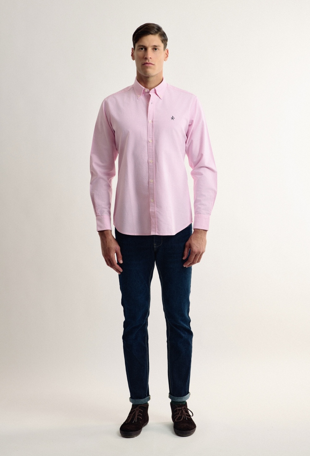 Camisa rosa oxford Valecuatro clásica - Valecuatro - camisas