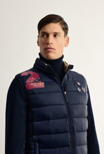 CHALECO H ACOLCHADO ESCUDOS