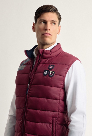 CHALECO H ACOLCHADO ESCUDOS