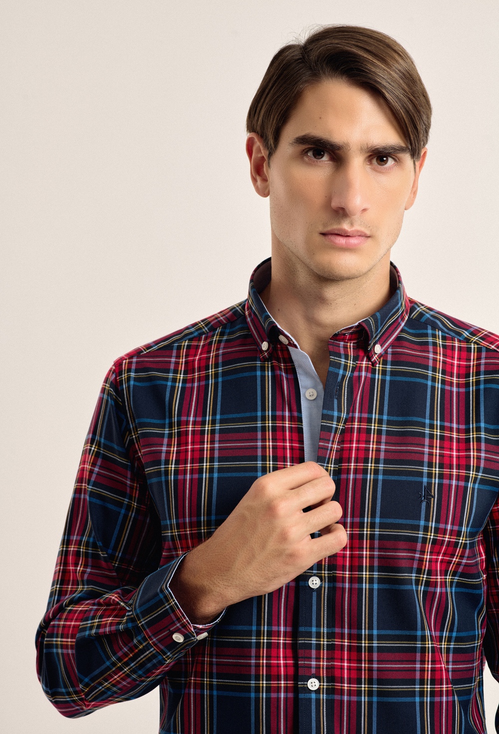 CAMISA H CLÁSICA TARTAN - Valecuatro