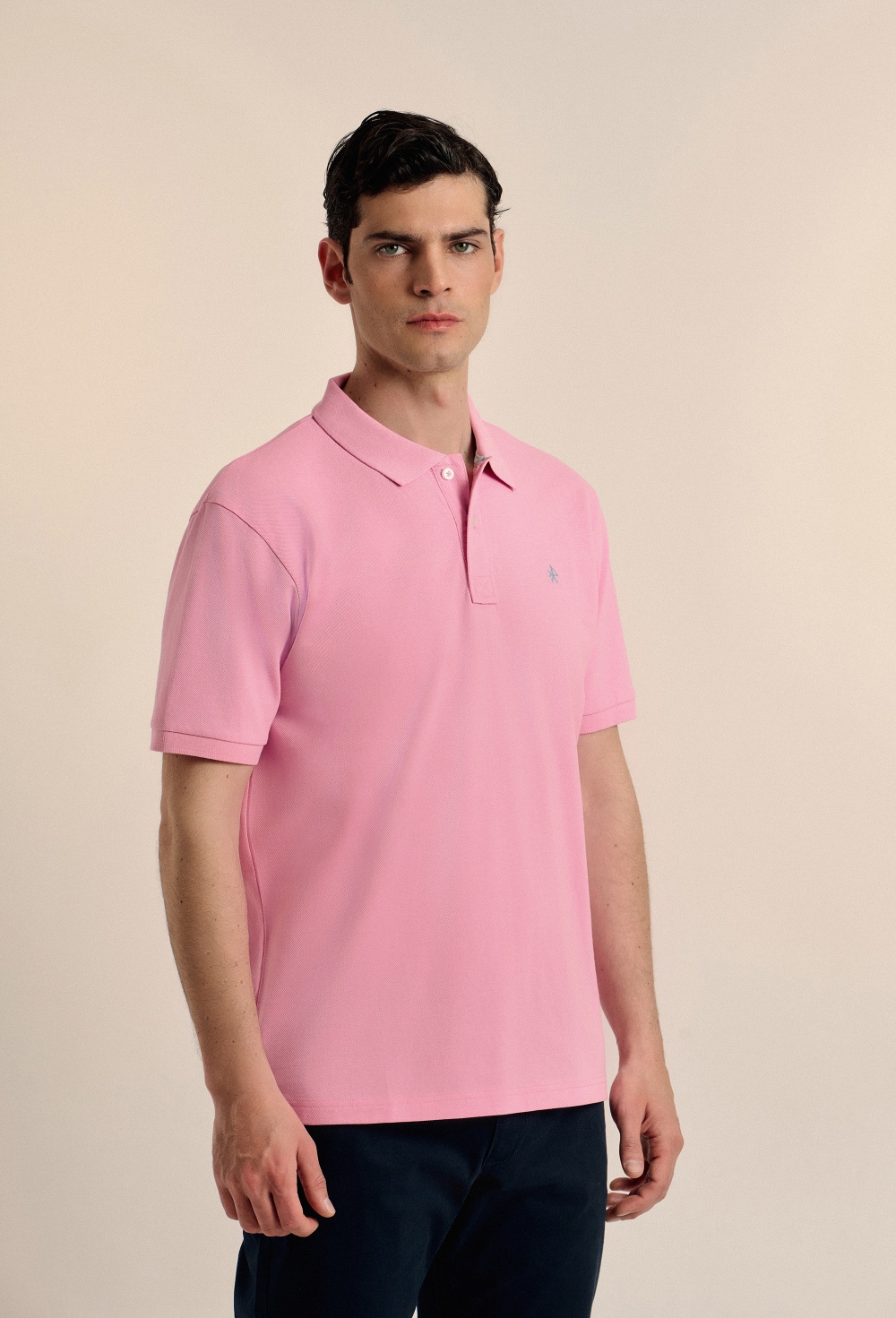 Valecuatro - Polo clásico algodón piqué rosa