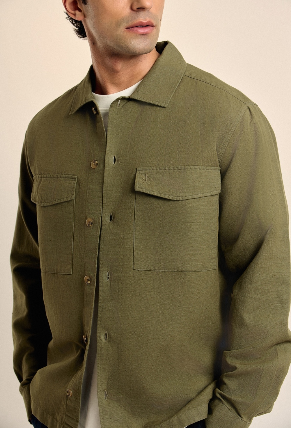 Sobrecamisa Valecuatro color kaki - 69.9