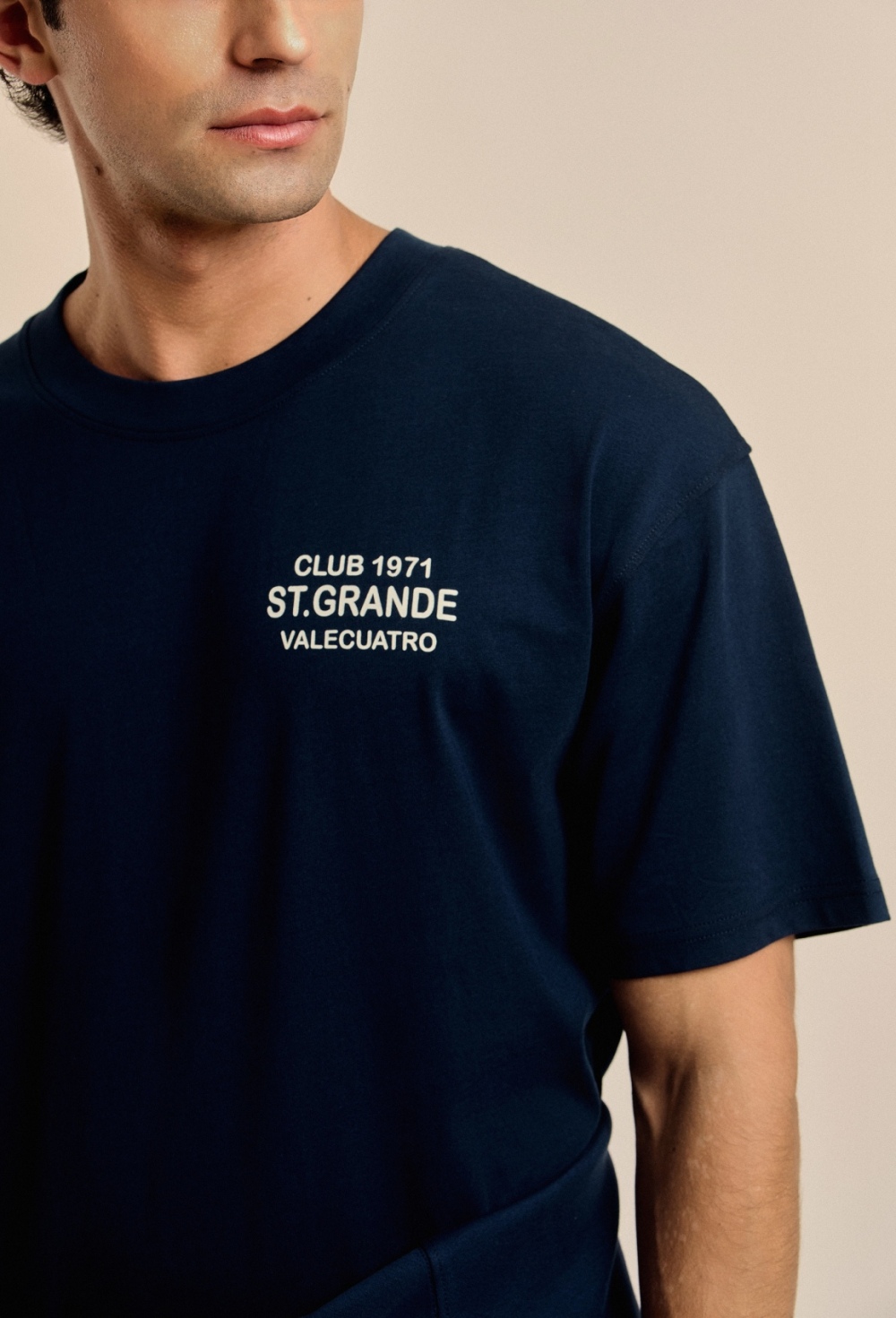 Camiseta Valecuatro St.Grande azul marino - 34.9