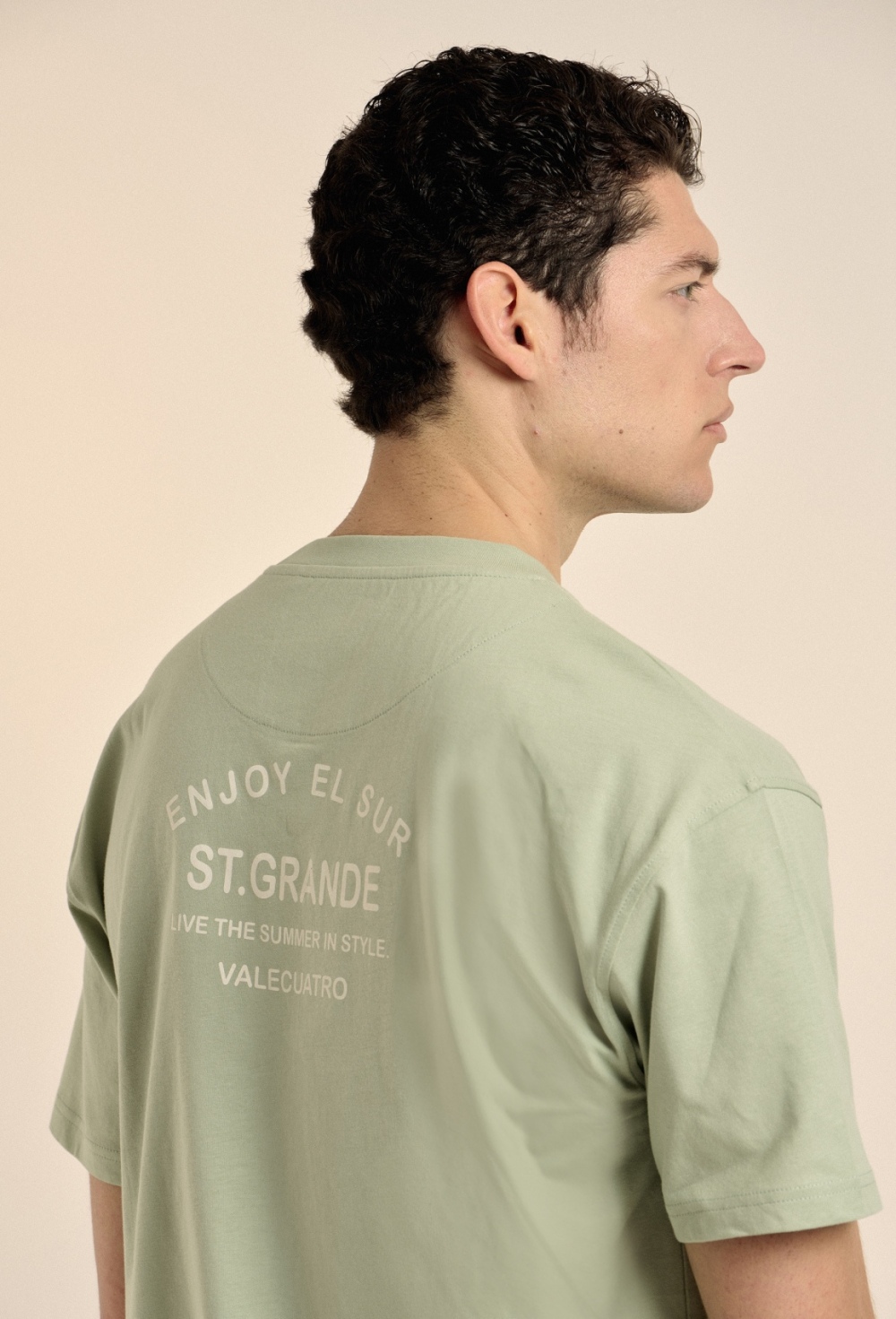 Valecuatro - Camiseta Valecuatro St.Grande verde claro