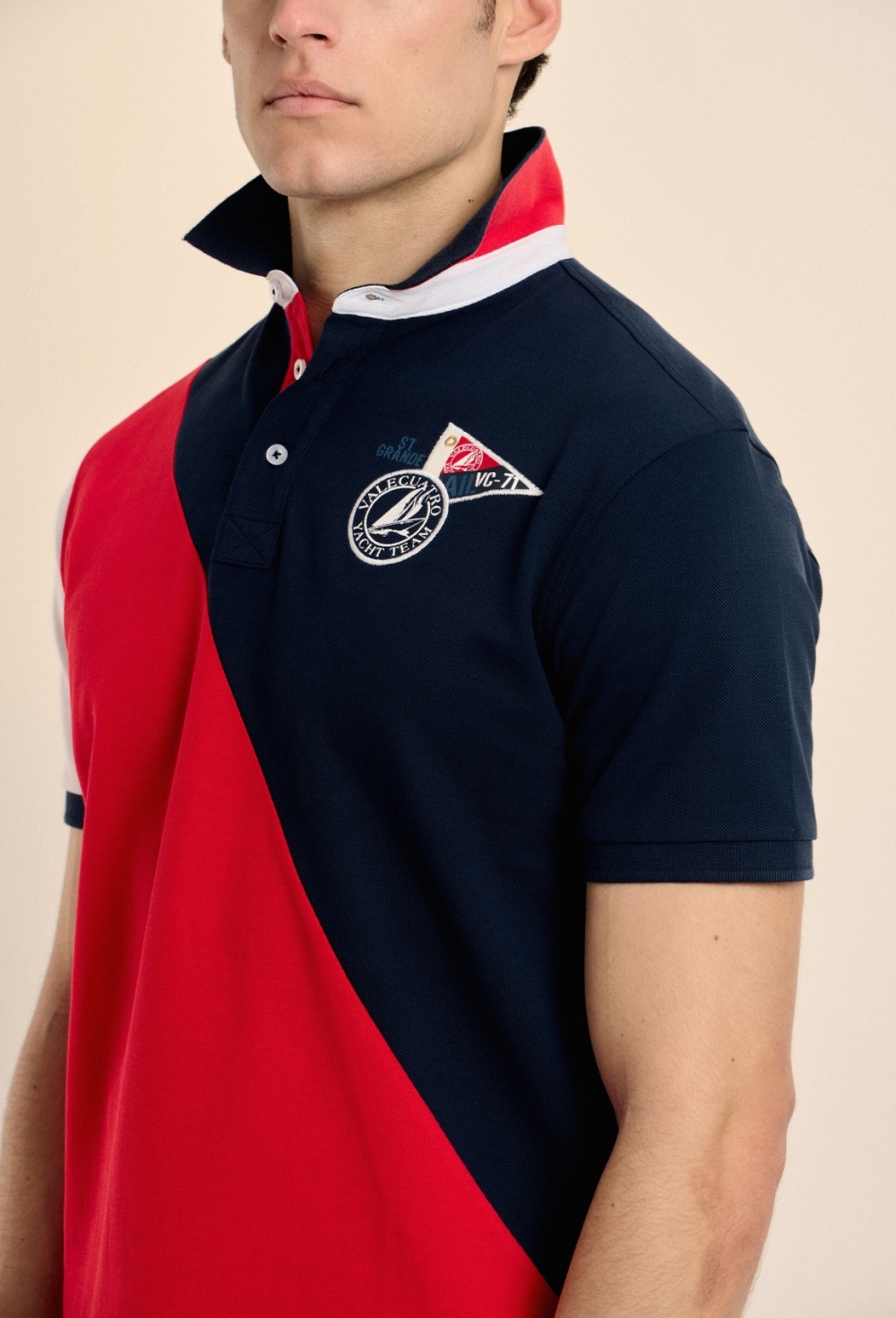 Polo bandera color rojo - 64.9