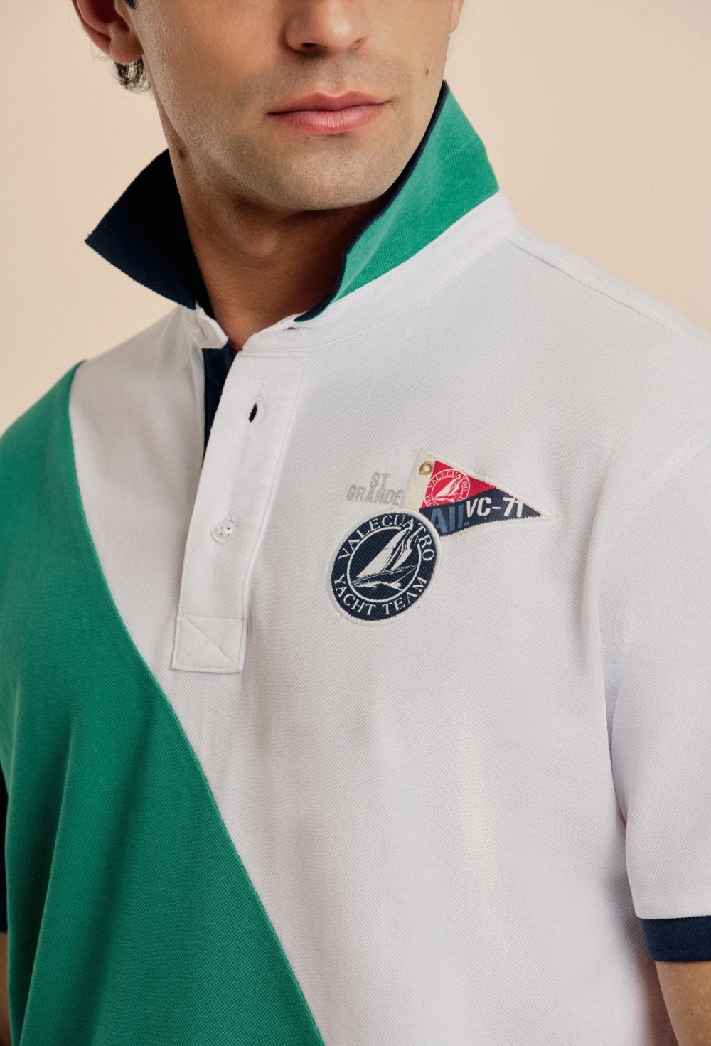 Polo bandera color verde - 64.9