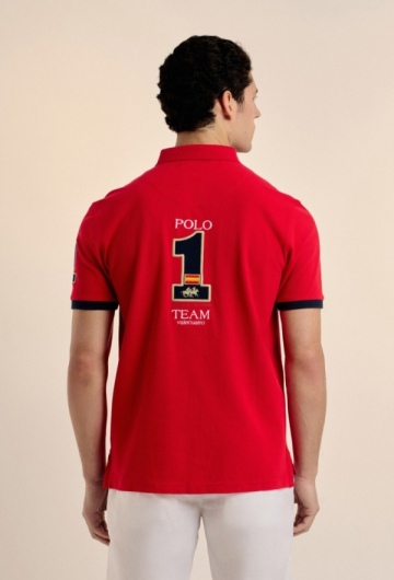 Polos escudos España rojo
