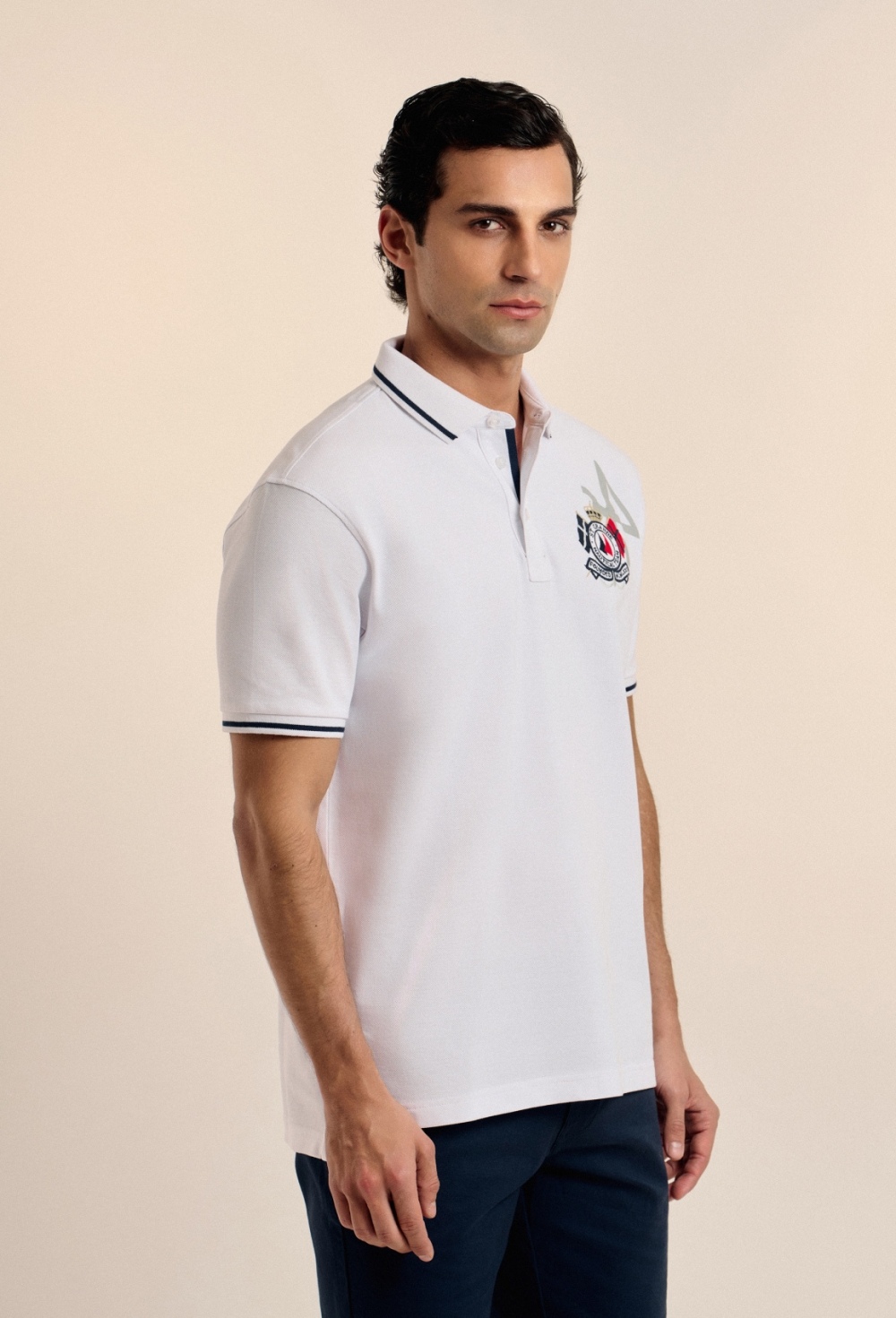 Polo Nautical Team blanco - Valecuatro