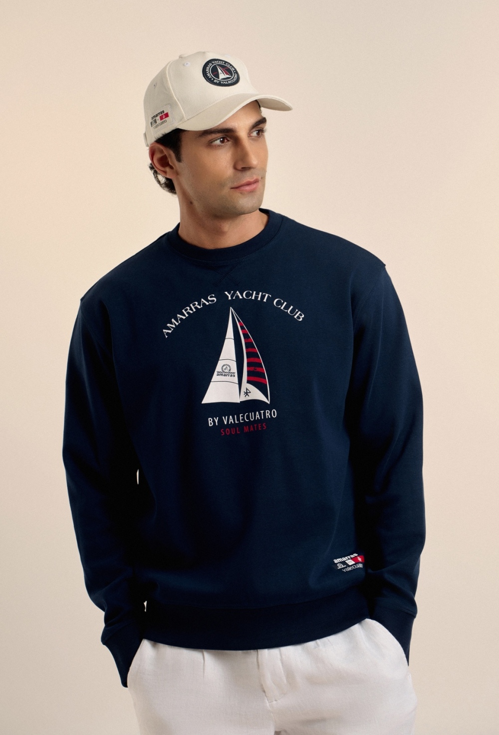 Sudadera Amarras by Valecuatro azul marino - Valecuatro