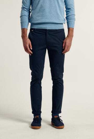 Pantalón chino Valecuatro azul marino