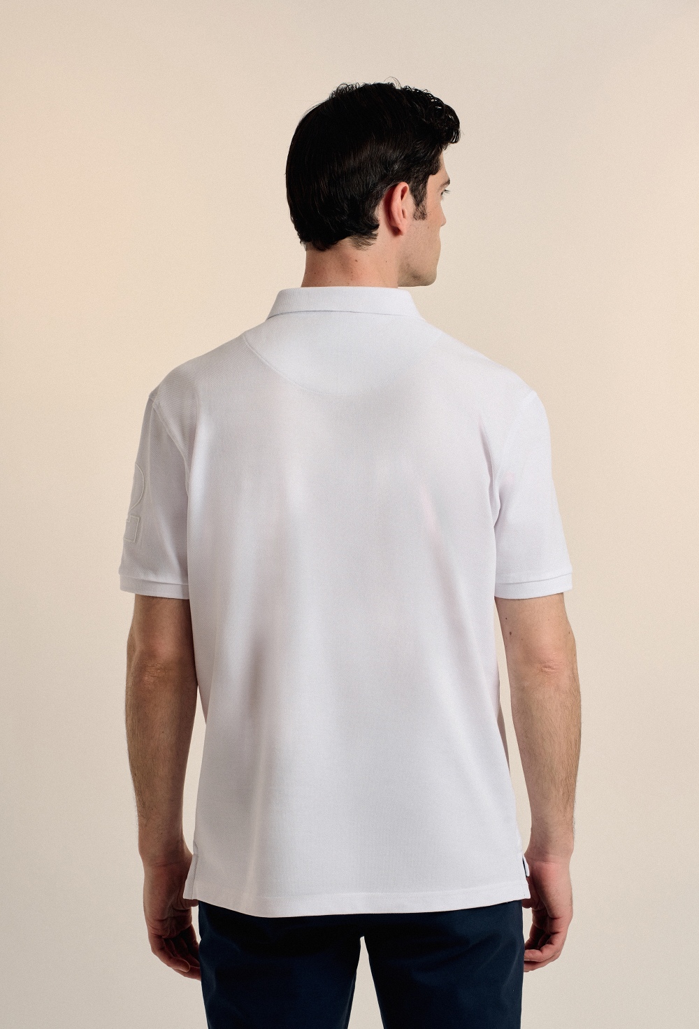 polos - Polo franjas Argentina blanco
