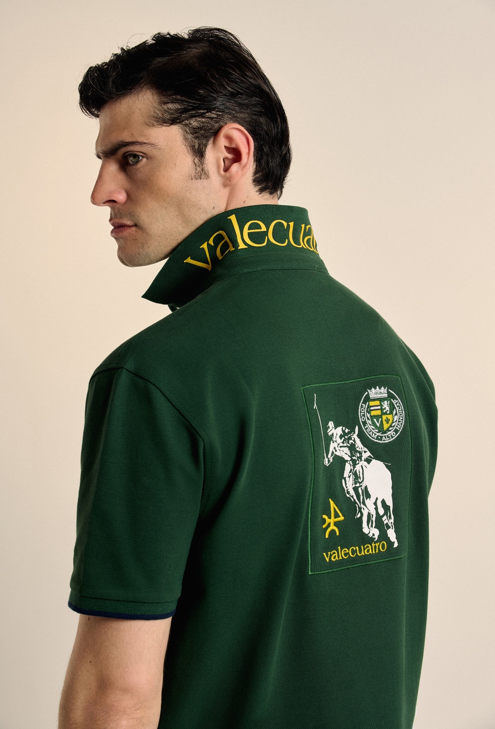 Valecuatro - Polo banda Player verde intenso