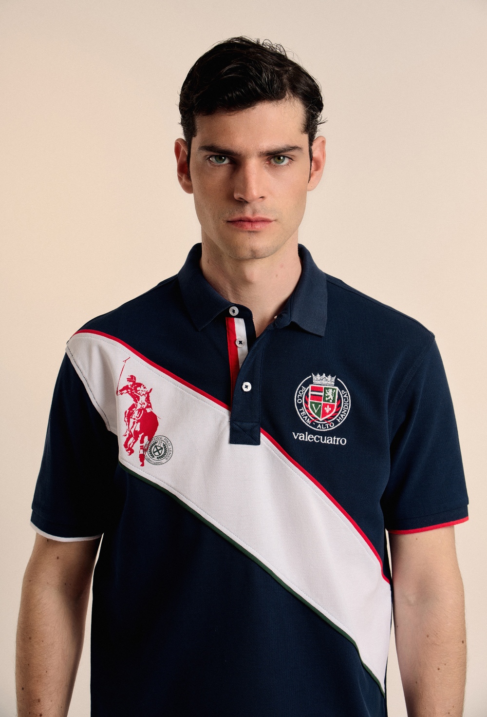 Valecuatro - Polo banda Player azul marino