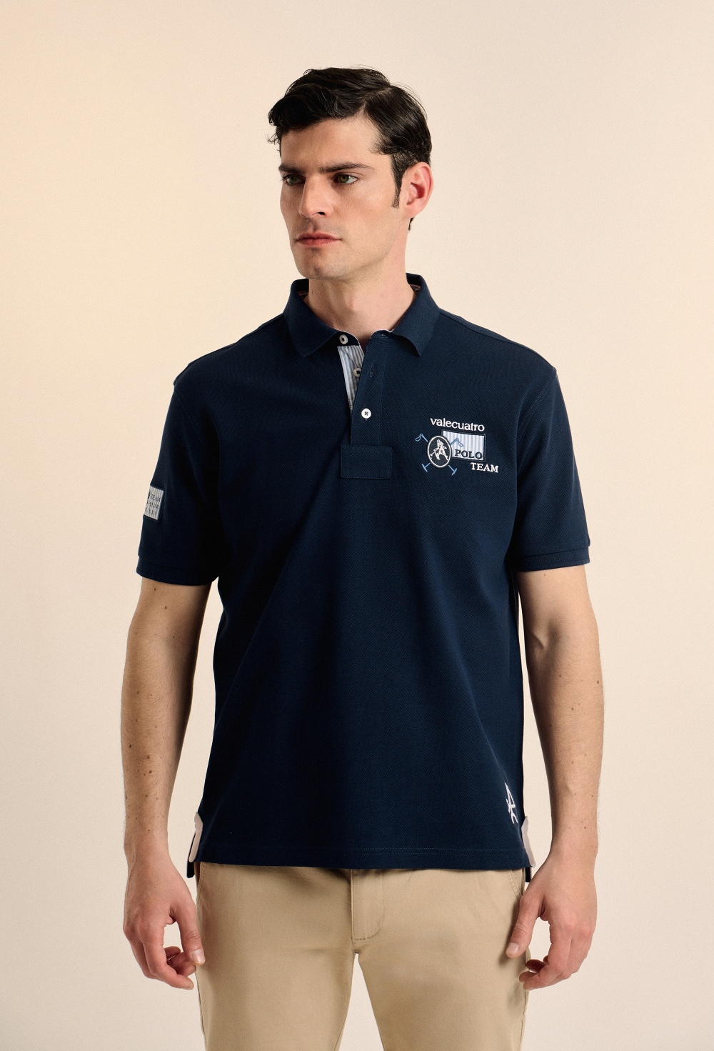polos - Polo Team azul marino P25H-6202-AZM