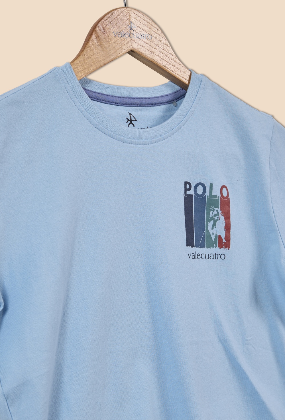 Camiseta niño modelo Polo celeste - 16.03