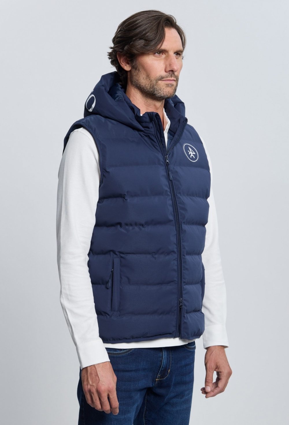 CHALECO H ACOLCHADO CAPUCHA - Valecuatro