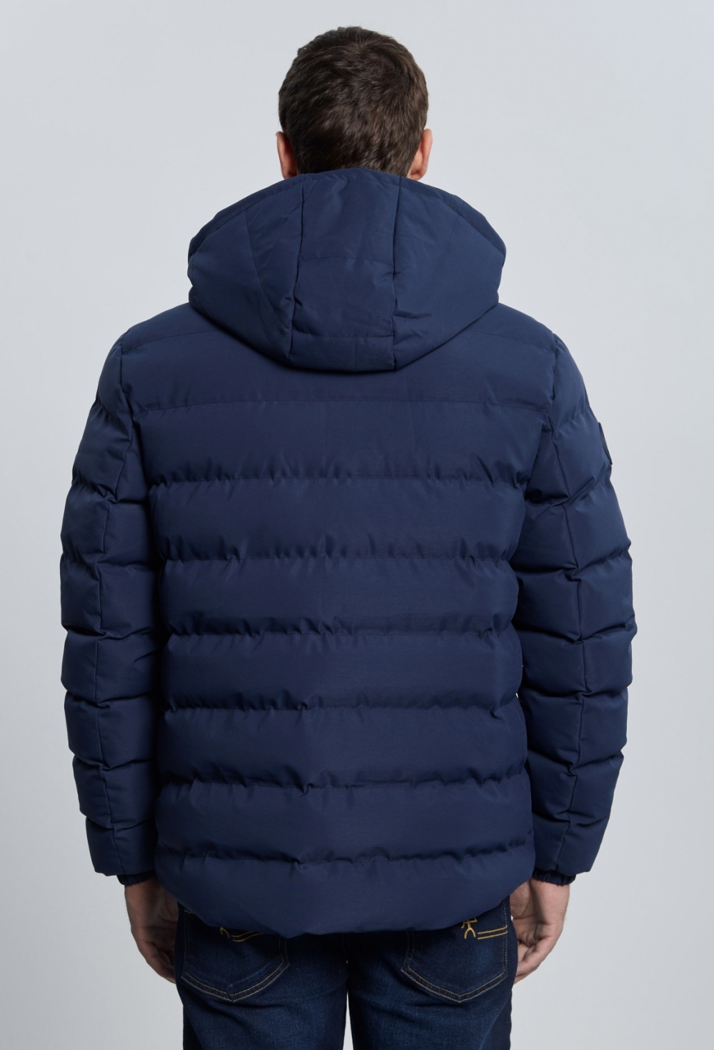 Valecuatro - Chaqueta acolchada emboss azul marino