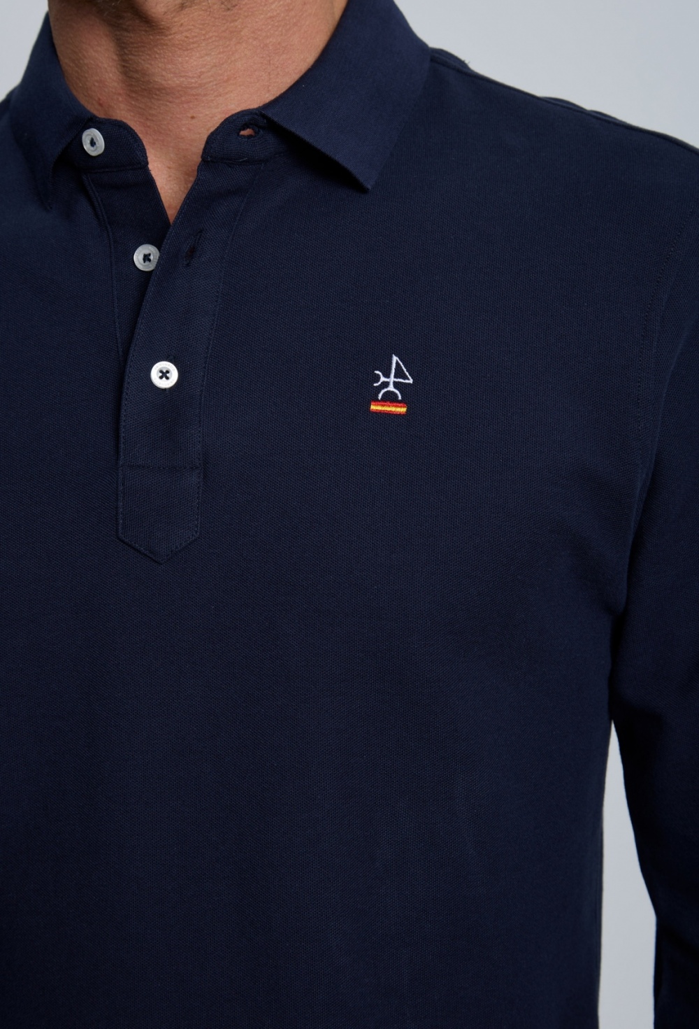 Polo clásico España azul marino - 59.95
