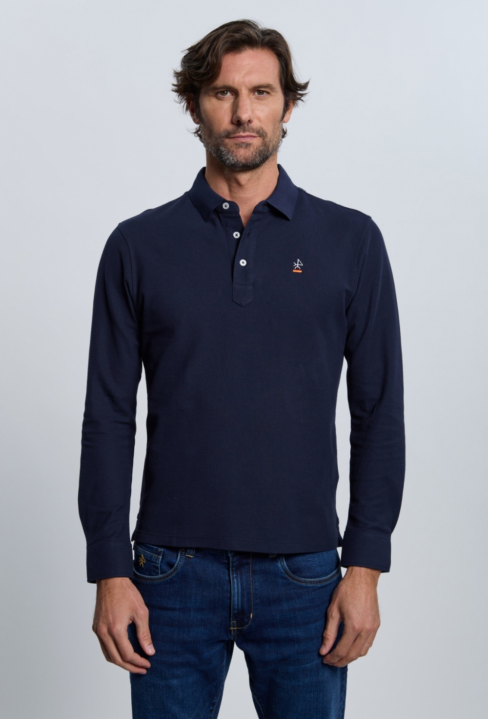 polos - Polo clásico España azul marino I25H-6361-AZM