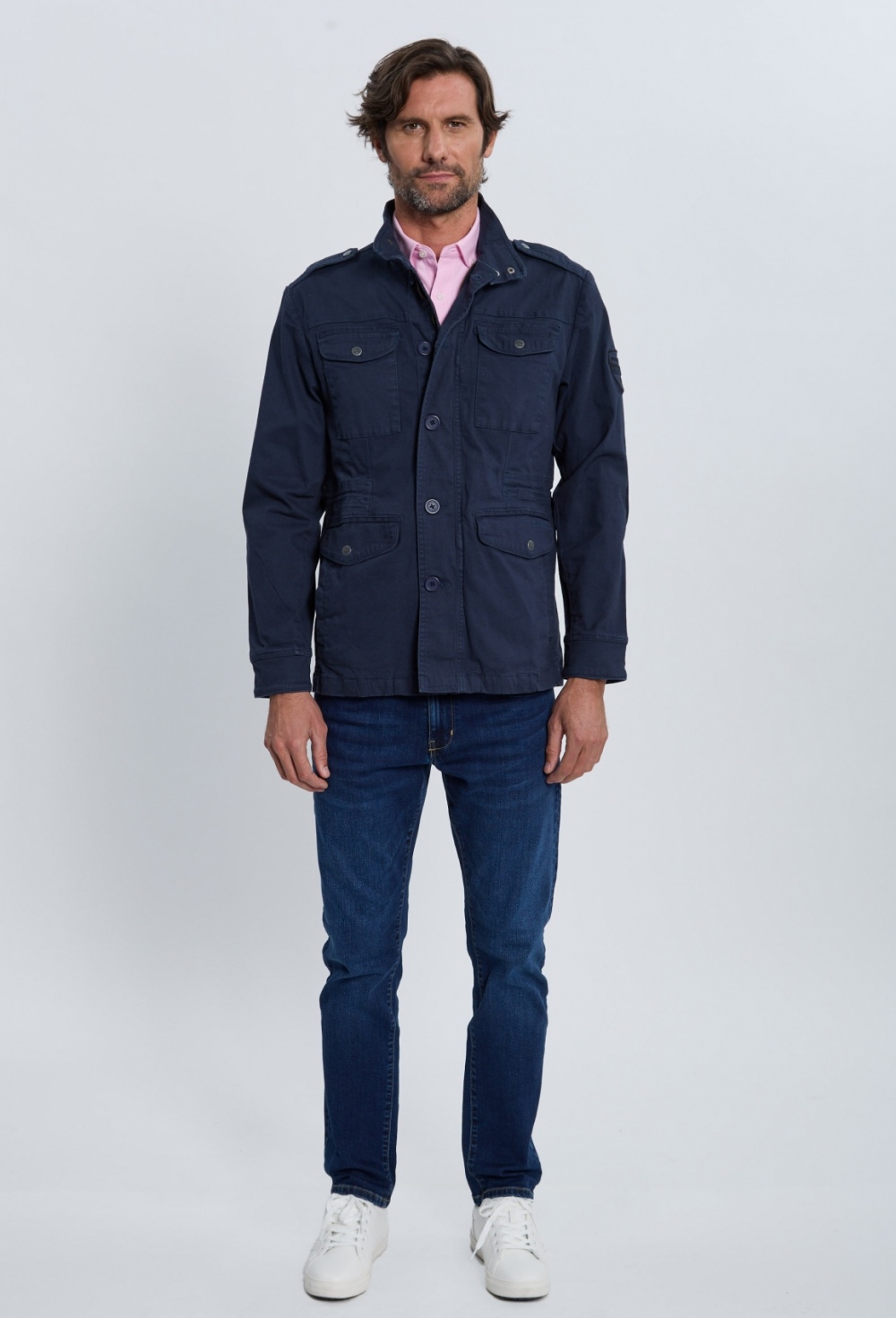 Sahariana Valecuatro azul marino - Valecuatro - abrigos-y-chaquetas