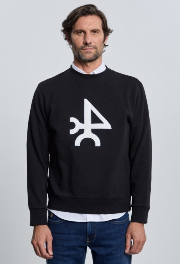 SUDADERA H LOGO