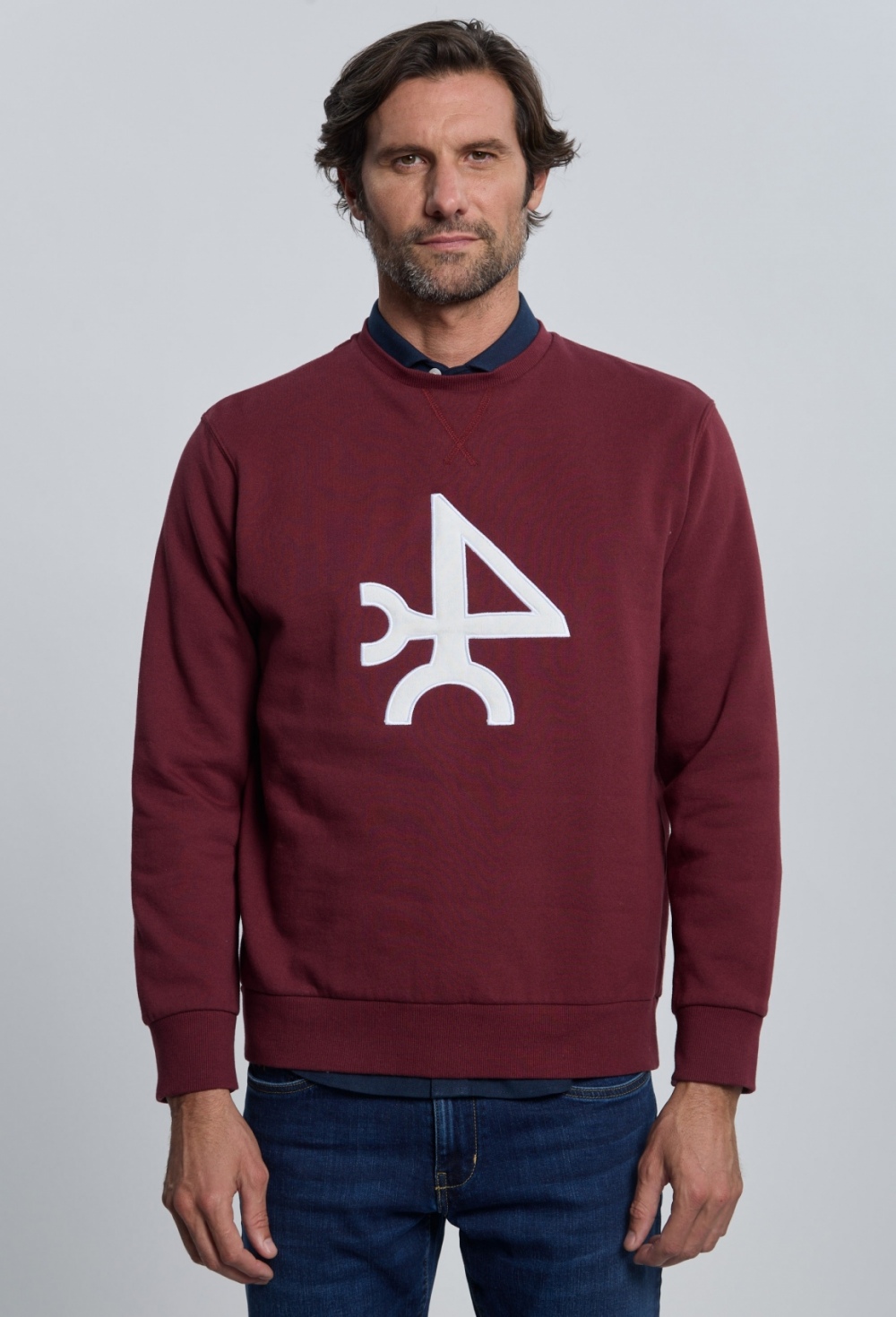 sweatshirt - SUDADERA H LOGO I25H-6402-BU