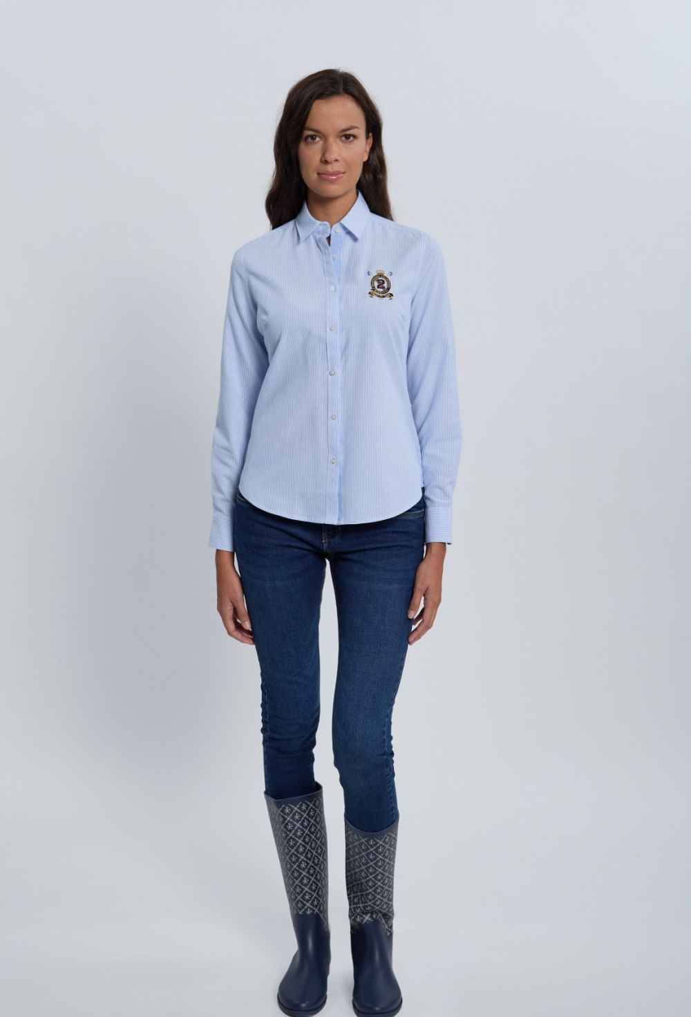 Valecuatro - CAMISA M RAYAS ESCUDO