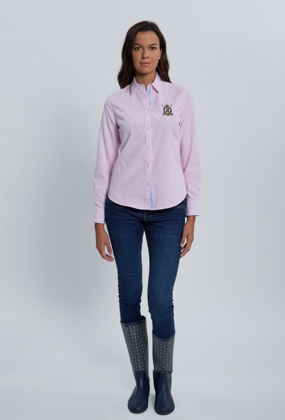 Valecuatro - CAMISA M RAYAS ESCUDO